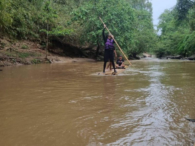 Bamboo rafting in Chiang Mai