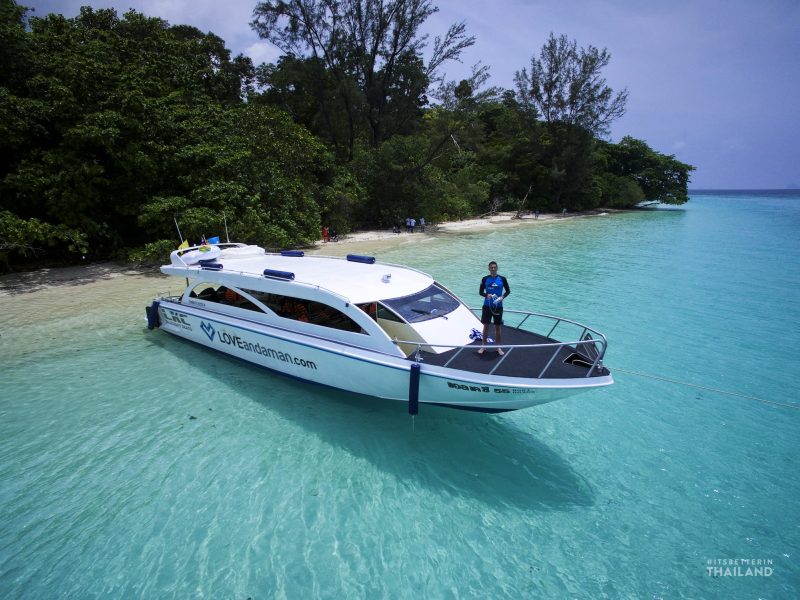 Andaman islands from above