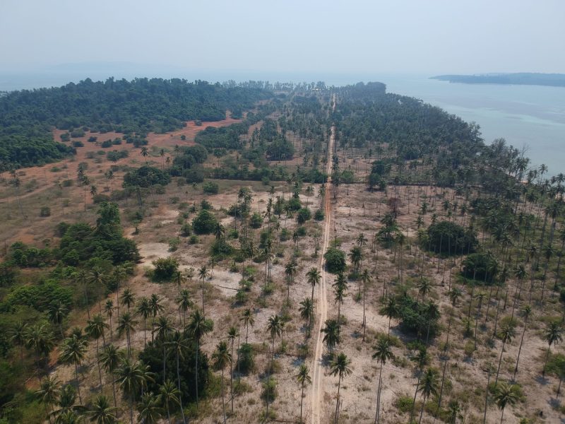 Aerial view of Koh Chang islands