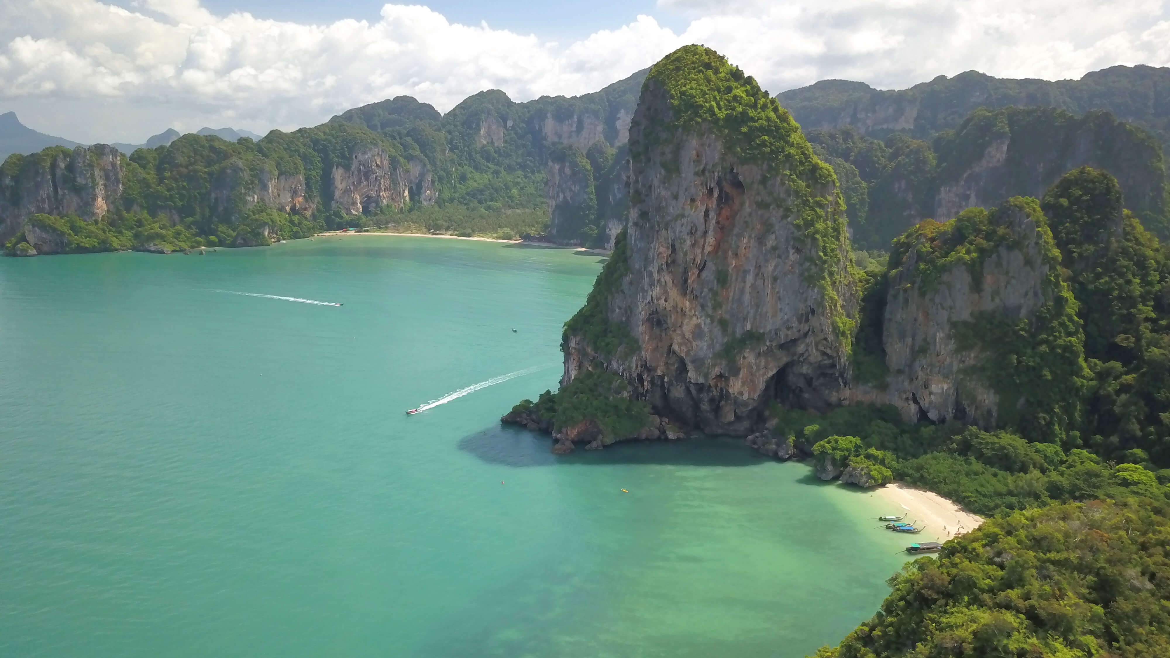 Drone photo of Railay Thailand