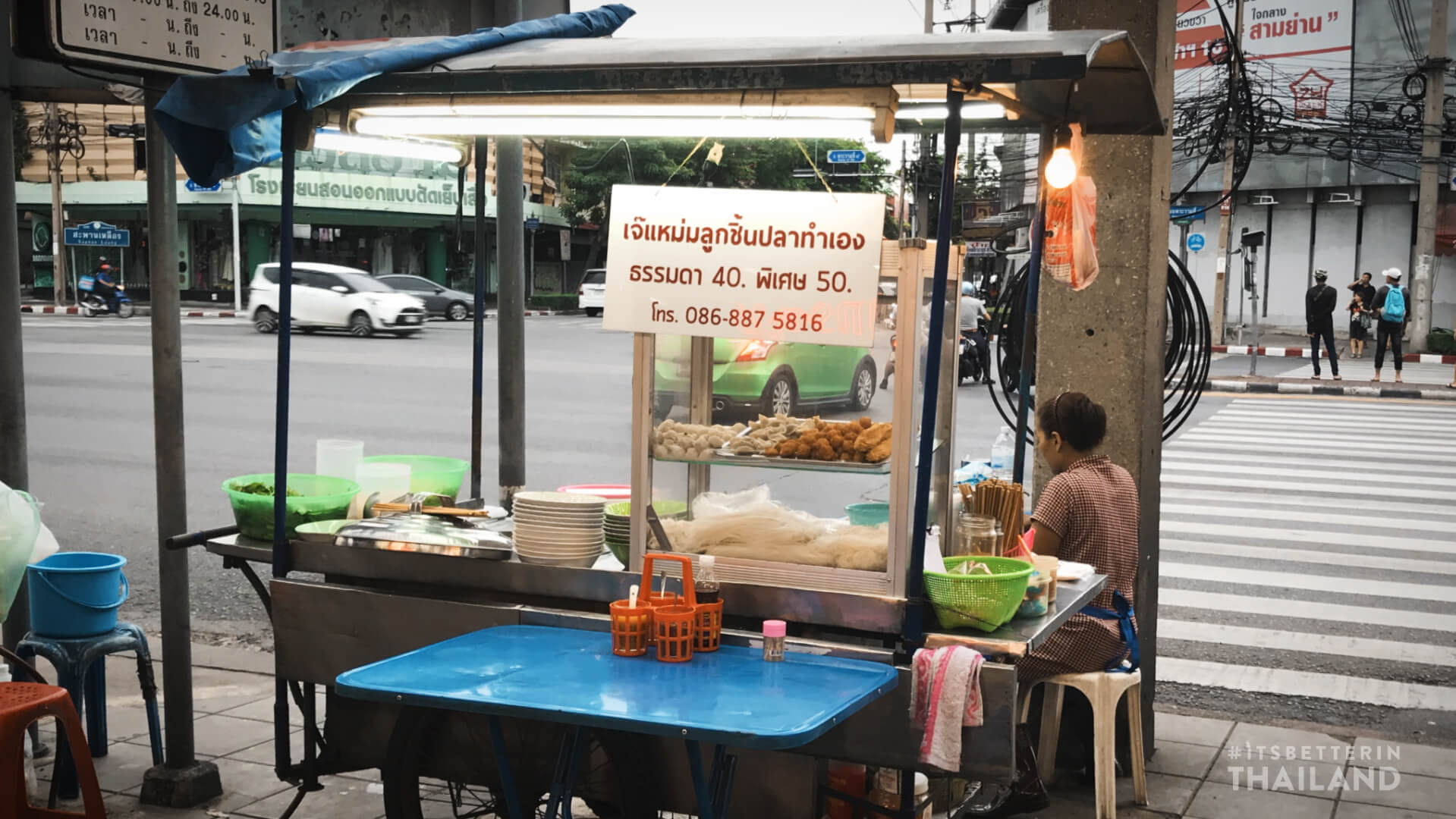 Thailand noodle shop street food