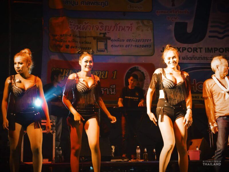 Yasothon Bun Bang Fai Rocket Festival sexy dancers