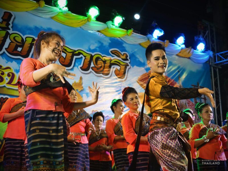 Yasothon Bun Bang Fai Rocket Festival dancers