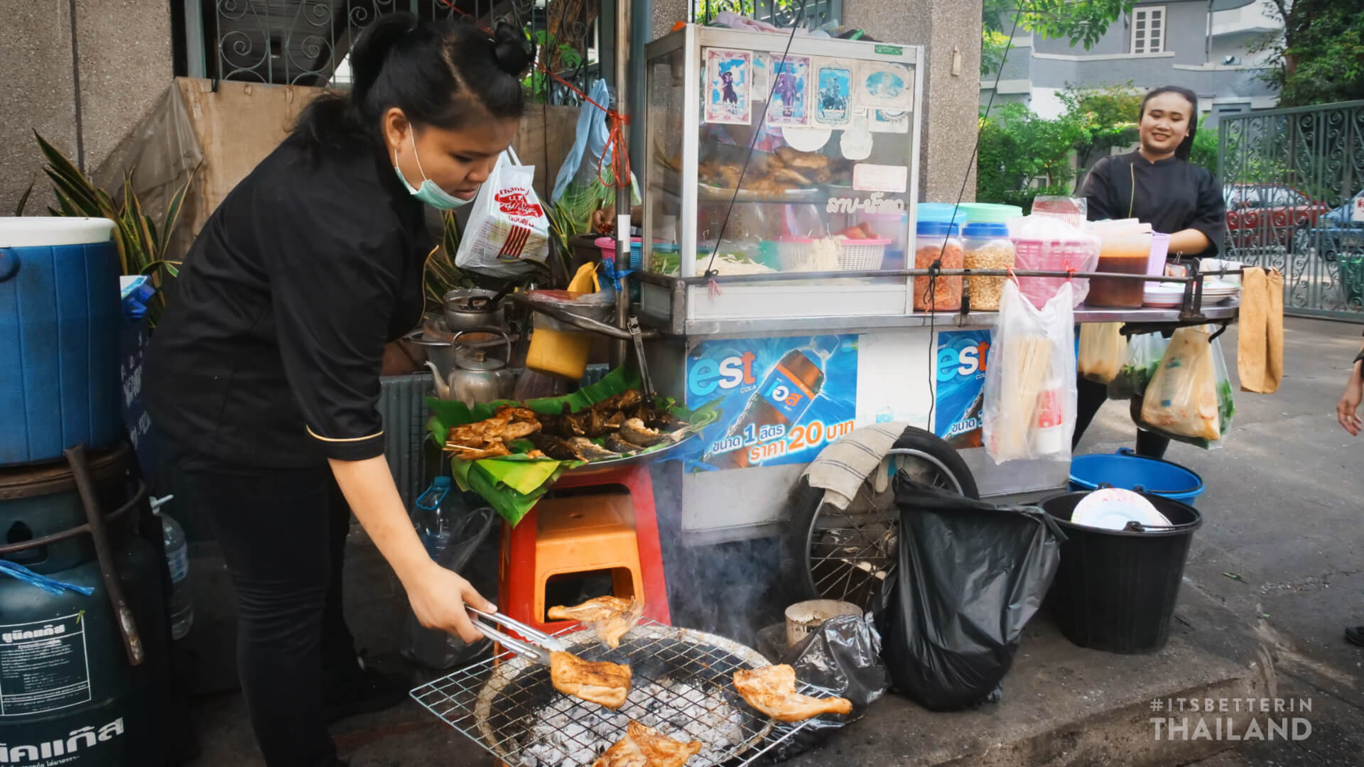 Thailand street food Issan restaurant