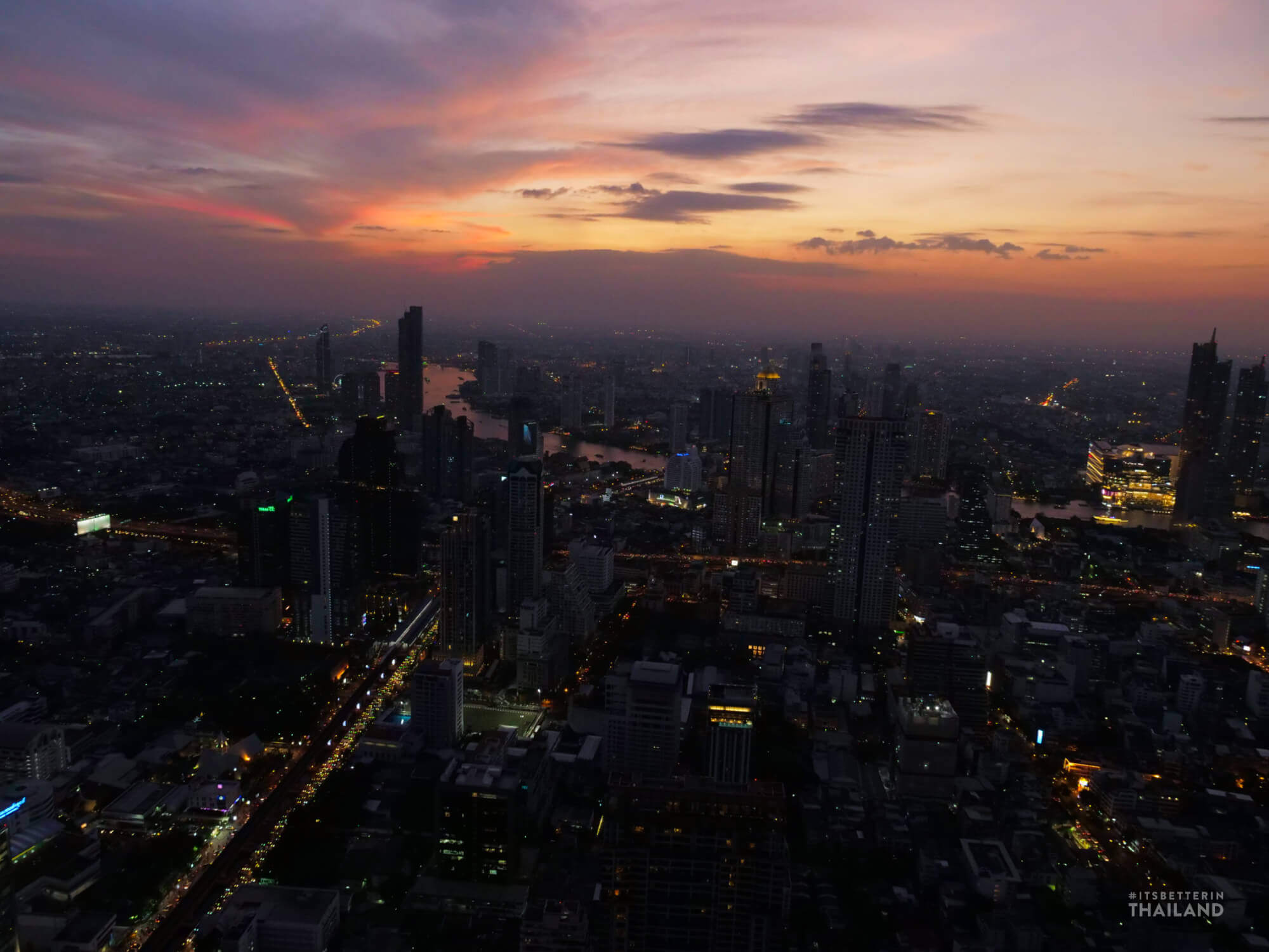 King Power Mahanakhon Skywalk view