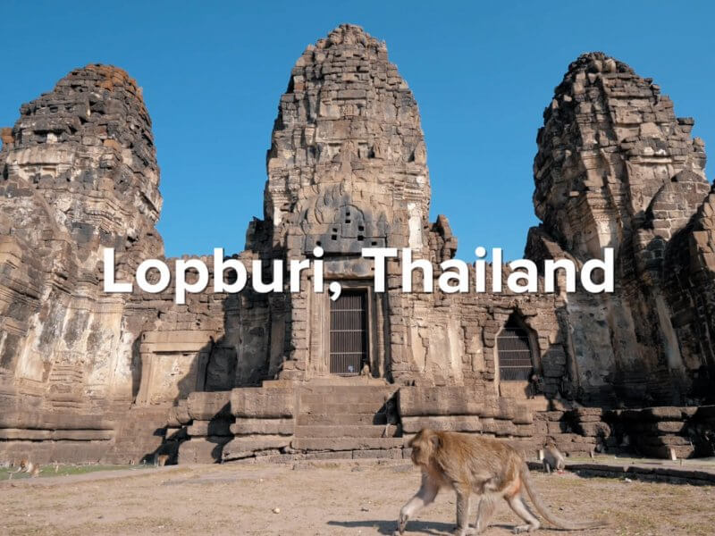Lopburi and monkeys