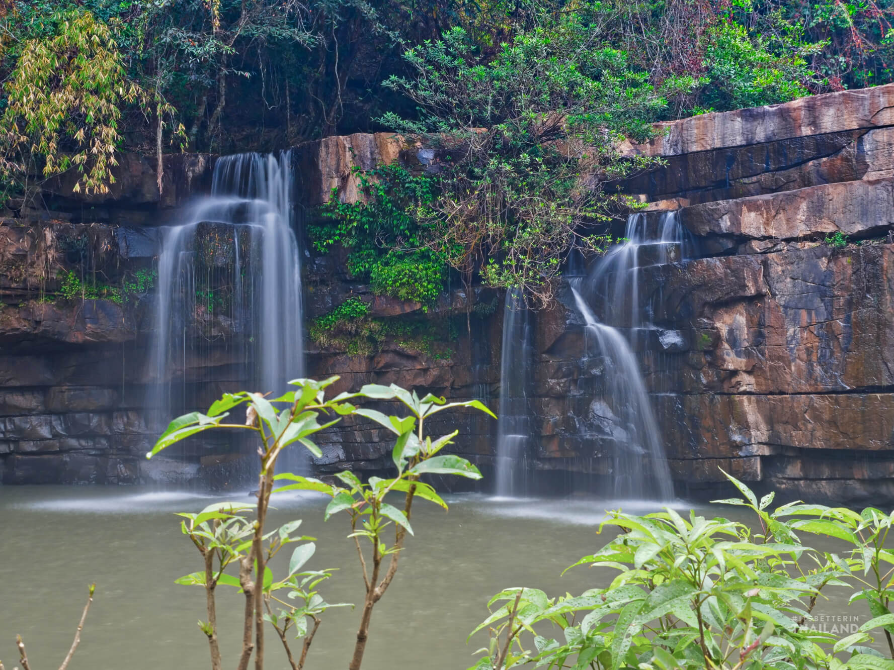 Sri Dit Waterfall dry season