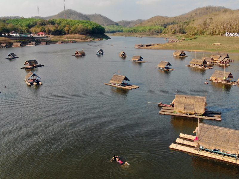 Huai Krathing Reservoir in Loei