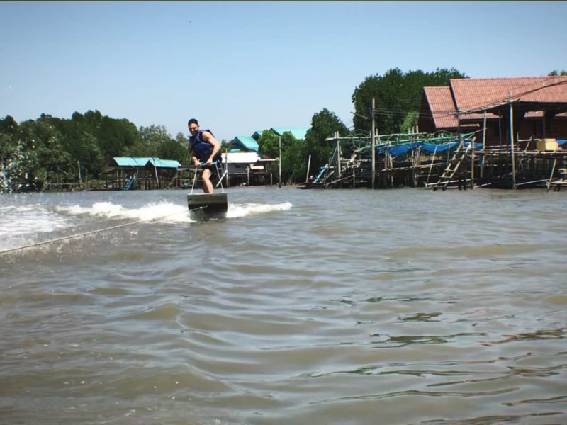 Khlong Khon Thai retro wakeboarding