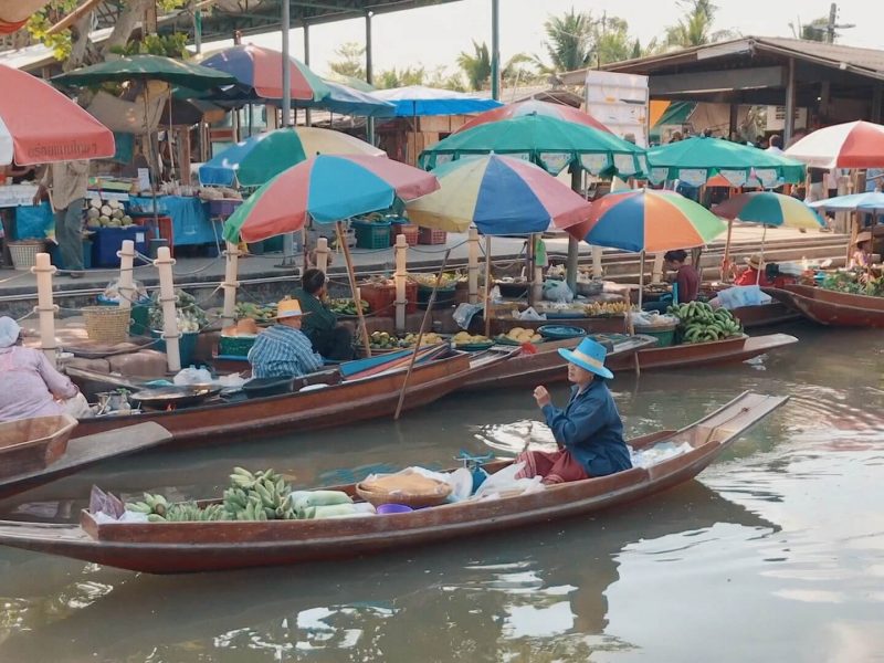 video tha kha floating market