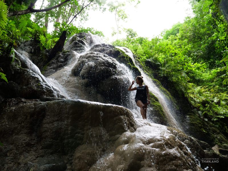 Climbing the Sticky Waterfalls