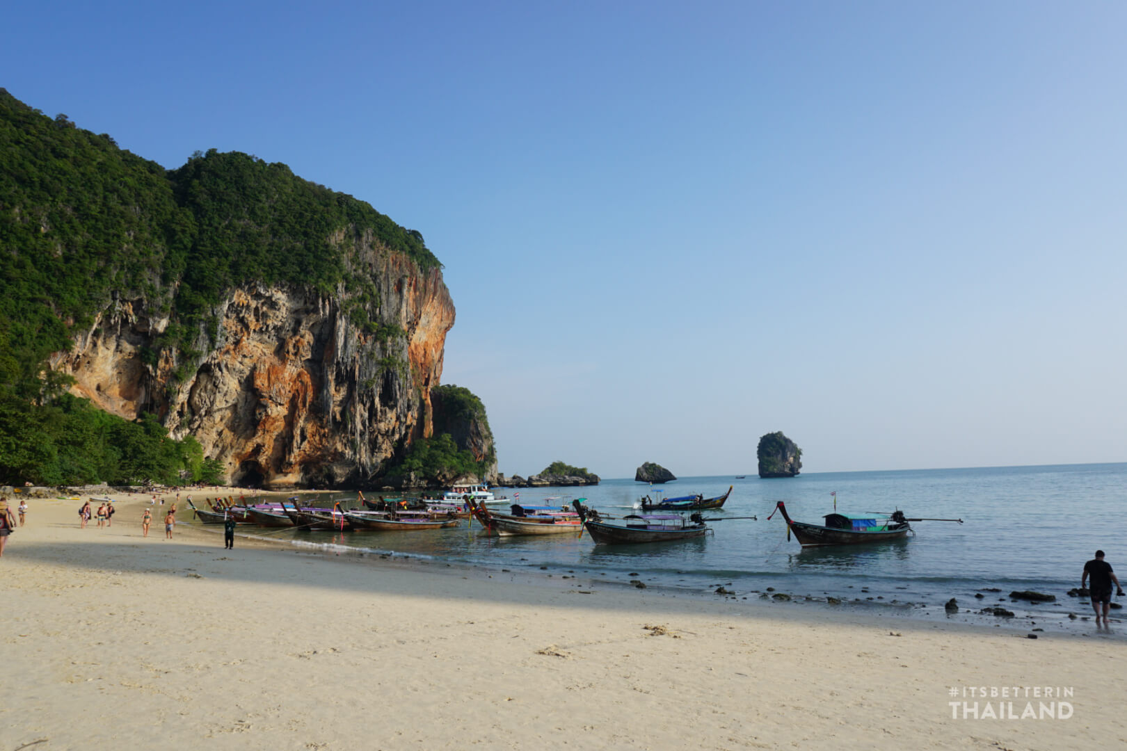 longboats in Krabi, Thailand