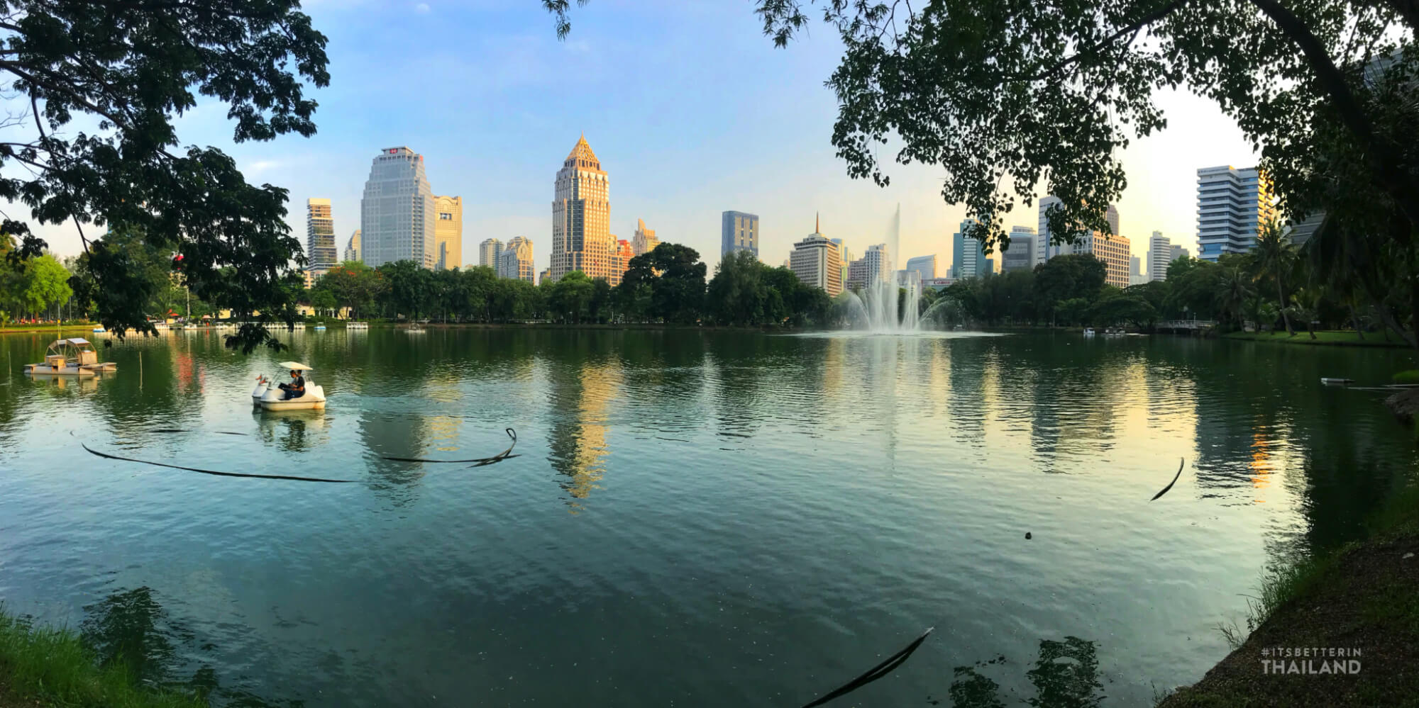 Lumpini Park skyline