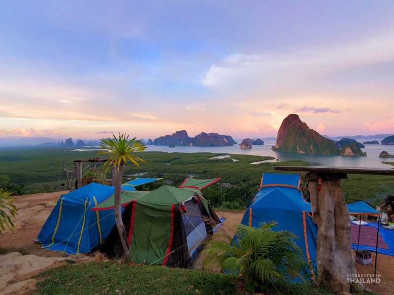 Samet Nangshe Viewpoint Camping tents